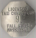 1969 Fall River Licensed Taxi Chauffeur
