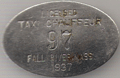 1937 Fall River Licensed Taxi Chauffeur