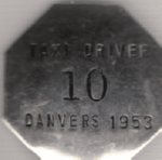 1953 Danvers Taxi Driver Massachusetts