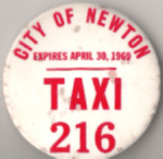 1968/69 Newton Taxi Massachusetts