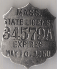 Mass State Peddler License 1949/MAY 50