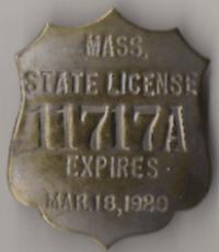 Mass State Peddler License 1928/MAR 29
