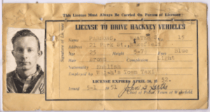 1951 Wakefield Hackney License #51 Massachusetts