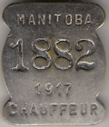 1917 Manitoba Chauffeur