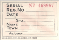 1943 Mass Fall Inspection back