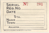 1944 Mass Low Number Inspection back