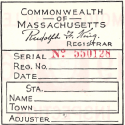 1946 Mass Fall Inspection back