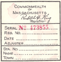 1949 Mass Fall Inspection back