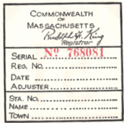 1951 Mass Spring Inspection back