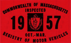 1957 Mass Fall Inspection