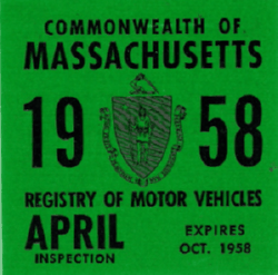 1958 Mass Spring Inspection