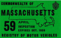 1959 Mass Spring Inspection