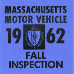 1962 Mass Fall Inspection