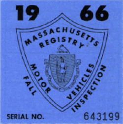 1966 Mass Fall Inspection