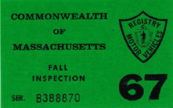 1967 Mass Fall Inspection