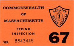 1967 Mass Spring Inspection