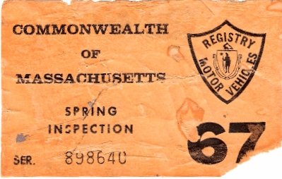1967 Mass Spring Inspection