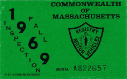 1969 Mass Fall Inspection