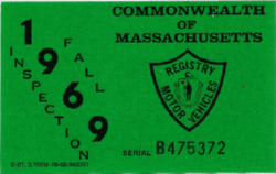 1969 Mass Fall Inspection