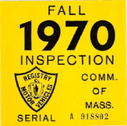 1970 Mass Fall Inspection