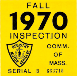 1970 Mass Fall Inspection