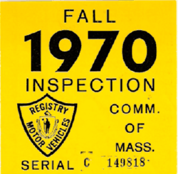 1970 Mass Fall Inspection