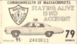 1979 Mass Spring Inspection Book Cover