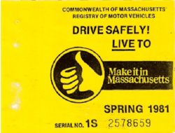 1981 Mass Spring Inspection