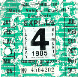 1985 Mass April Inspection