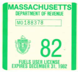 1982 Mass Fuels User License