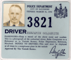 1955/56 Baltimore Driver