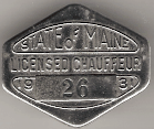 1931 Maine Licensed Chauffeur