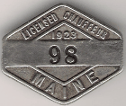 1923 Maine Licensed Chauffeur