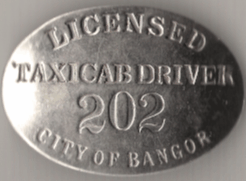 Bangor Maine Licensed Taxicab Driver