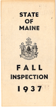 1937 Fall Maine Inspection