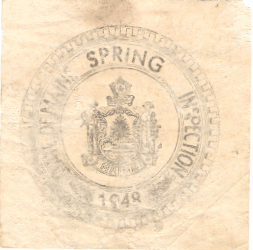 1947 Spring Maine Inspection