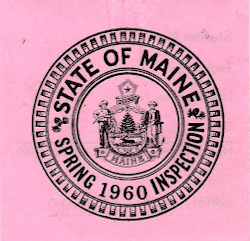1960 Spring Maine Inspection