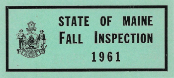 1961 Fall Maine Inspection