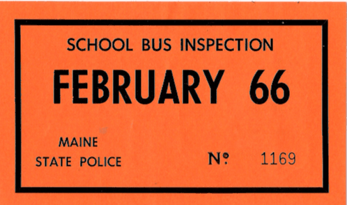 1966 School Bus Spring Maine