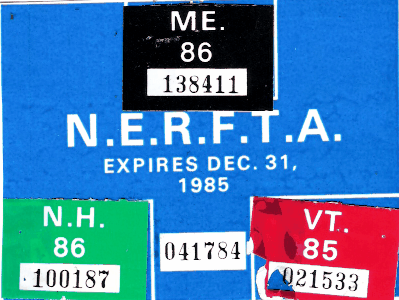 N.E.R.F.T.A. 1986 Truck Maine