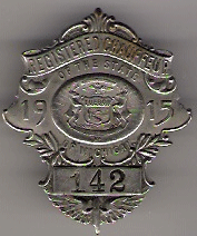 1915 Michigan Registered Chauffeur