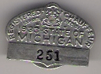 1933 Michigan Registered Chauffeur
