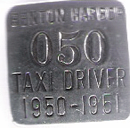 1950/51 Benton Harbor Taxi Driver Michigan
