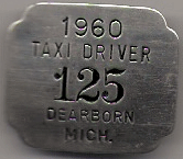 1960 Dearborn Taxi Driver Michigan