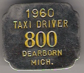 1960 Dearborn Taxi Driver Michigan
