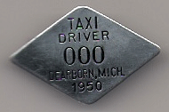 1950 Sample Dearborn Taxi Driver Michigan