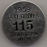 1959 Dearborn Taxi Driver Michigan