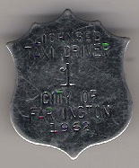 1962 Farmington Licensed Taxi Driver Michigan