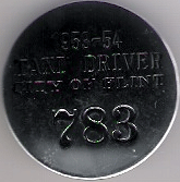 1953/54 Flint Taxi Driver Michigan