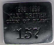 1958/59 Flint Taxi Driver Michigan